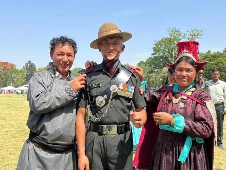 Kargil’s Lieutenant Tsering Angchok commissioned into 1st Battalion of 1st Gurkha Regiment