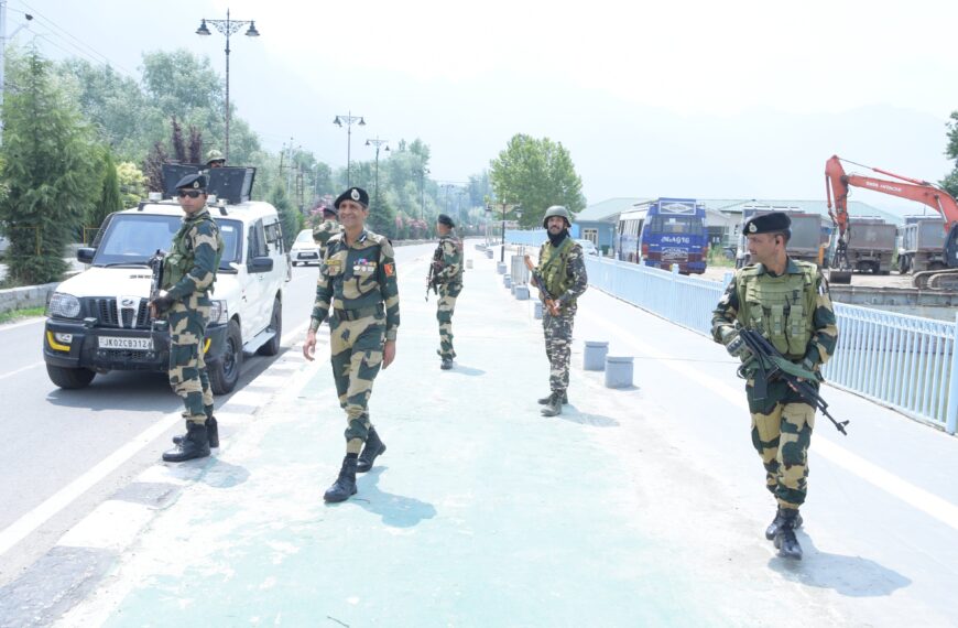 BSF Inspector General inspects security along Baltal route as Shri Amarnath Ji pilgrimage commences