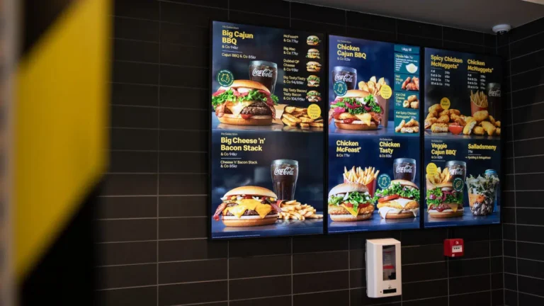 the image shows the digital menu of McDonald's Breakfast Menu With Prices