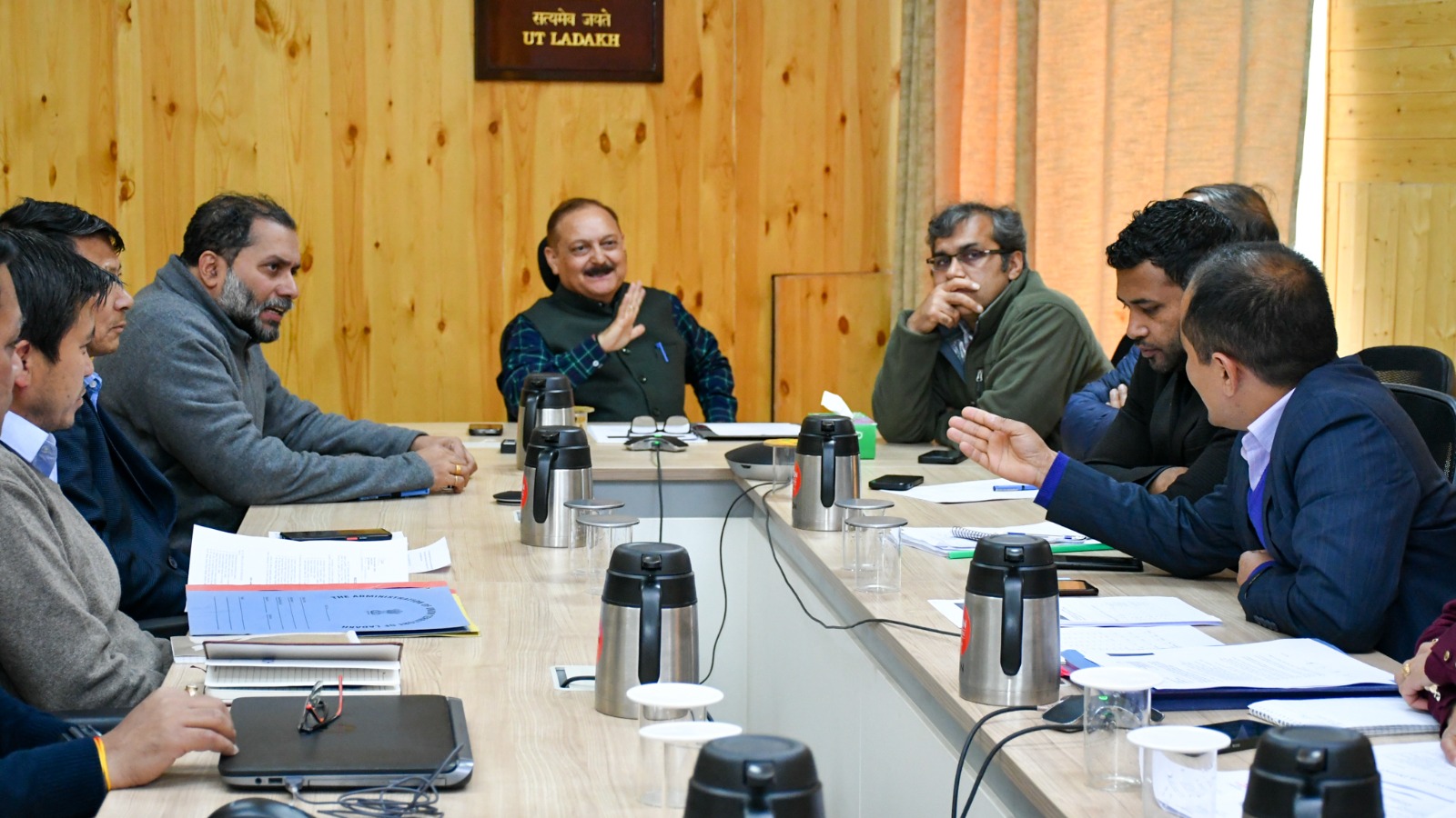 Advisor to LG, Ladakh, Dr Pawan Kotwal convenes 10th Governing Body meet of LLaRMA to Review DILRMP Project Progress