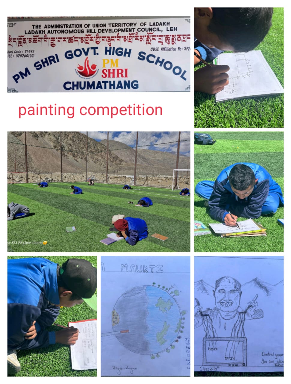 Social & Tribal Welfare Ladakh organises UT level painting competition on Nasha Mukt Bharat Abhiyan