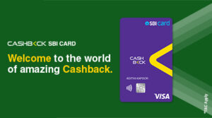 The image is of How To Apply SBI Cashback Credit Card? in the image there are steps and a link mentioned