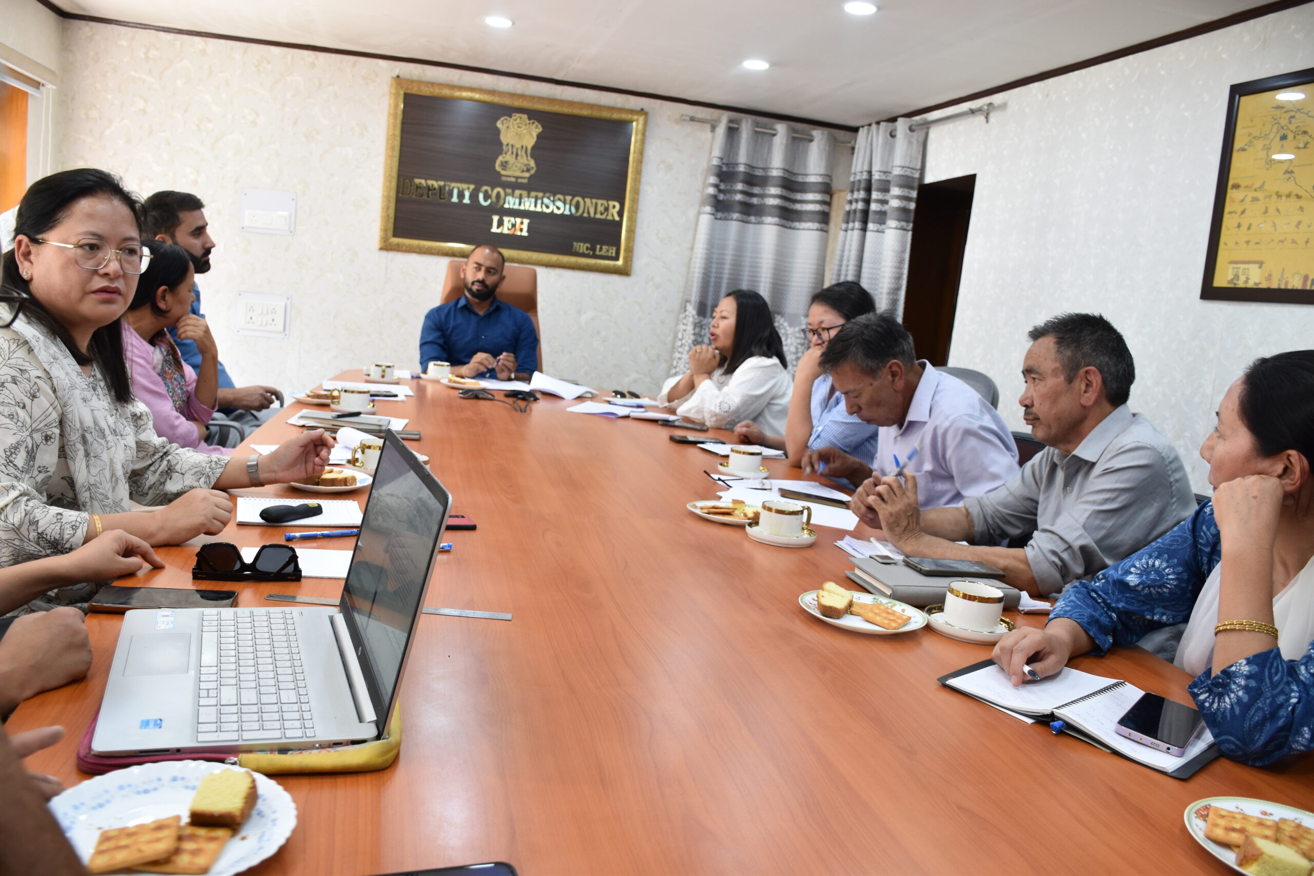 DC Leh convenes meeting on Stop Diarrhoea Campaign & National Deworming Day