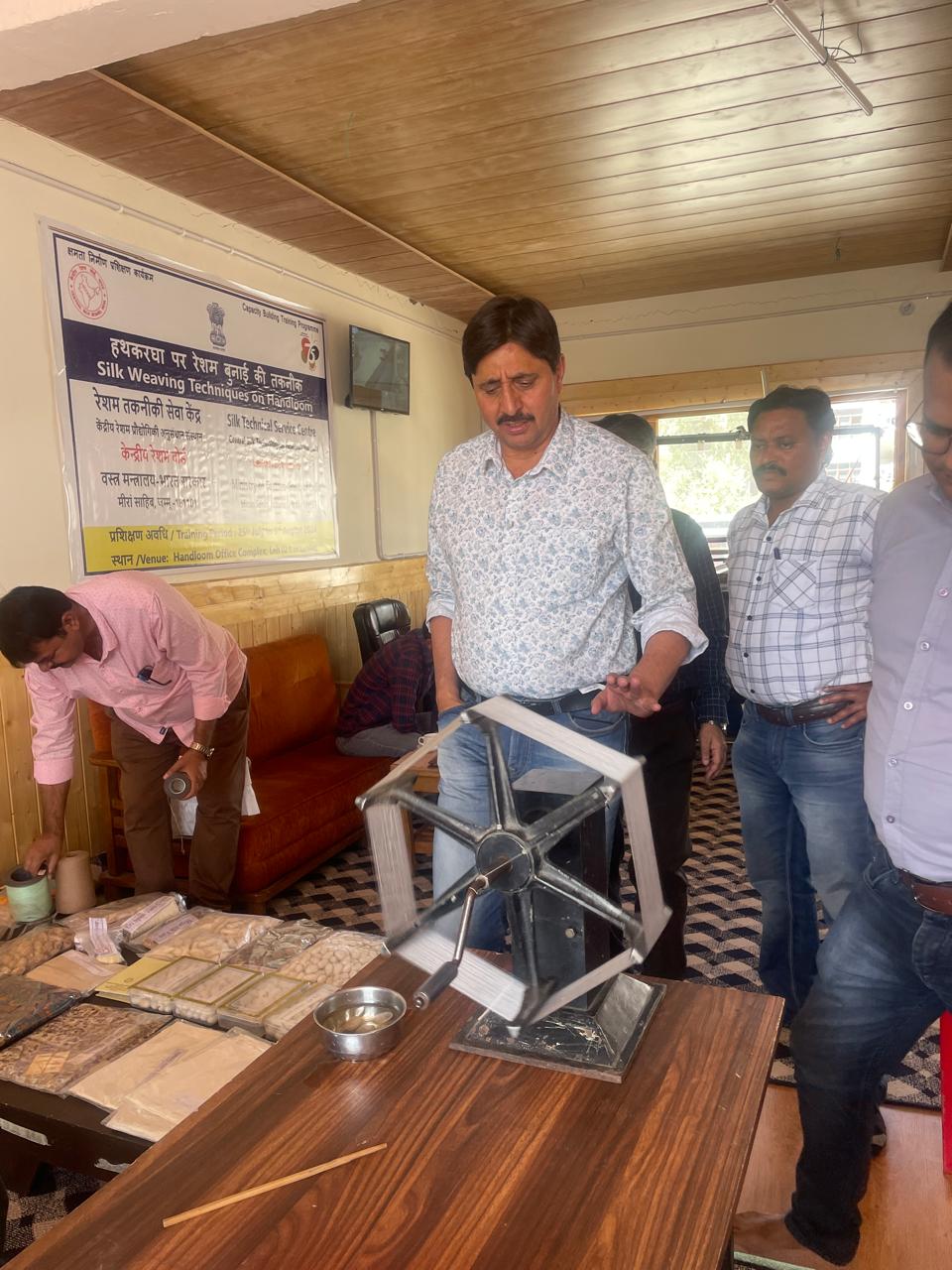 CBT programme on Silk Weaving Techniques on Handloom commences at Leh