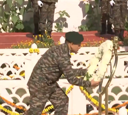 Army chief General Upendra Dwivedi lays wreath at Kargil War Memorial in Drass