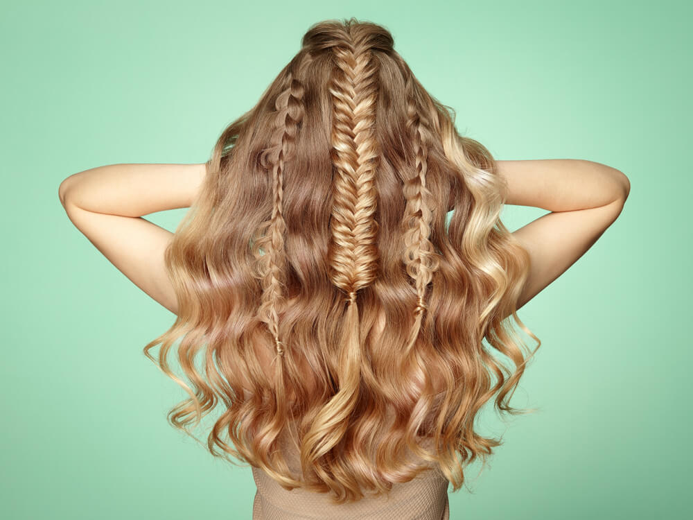 Voluminous Braid with Ringlets