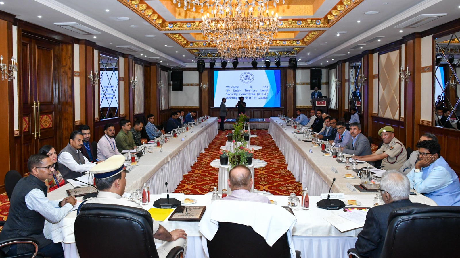 Advisor to Hon’ble Lieutenant Governor, UT Ladakh, Dr Pawan Kotwal Chairs 4th Union Territory Level Security Committee Meeting