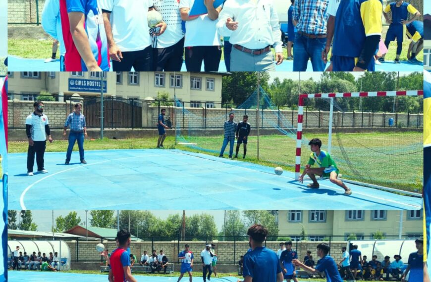 Inter-Zone Handball Competition commences in Ganderbal