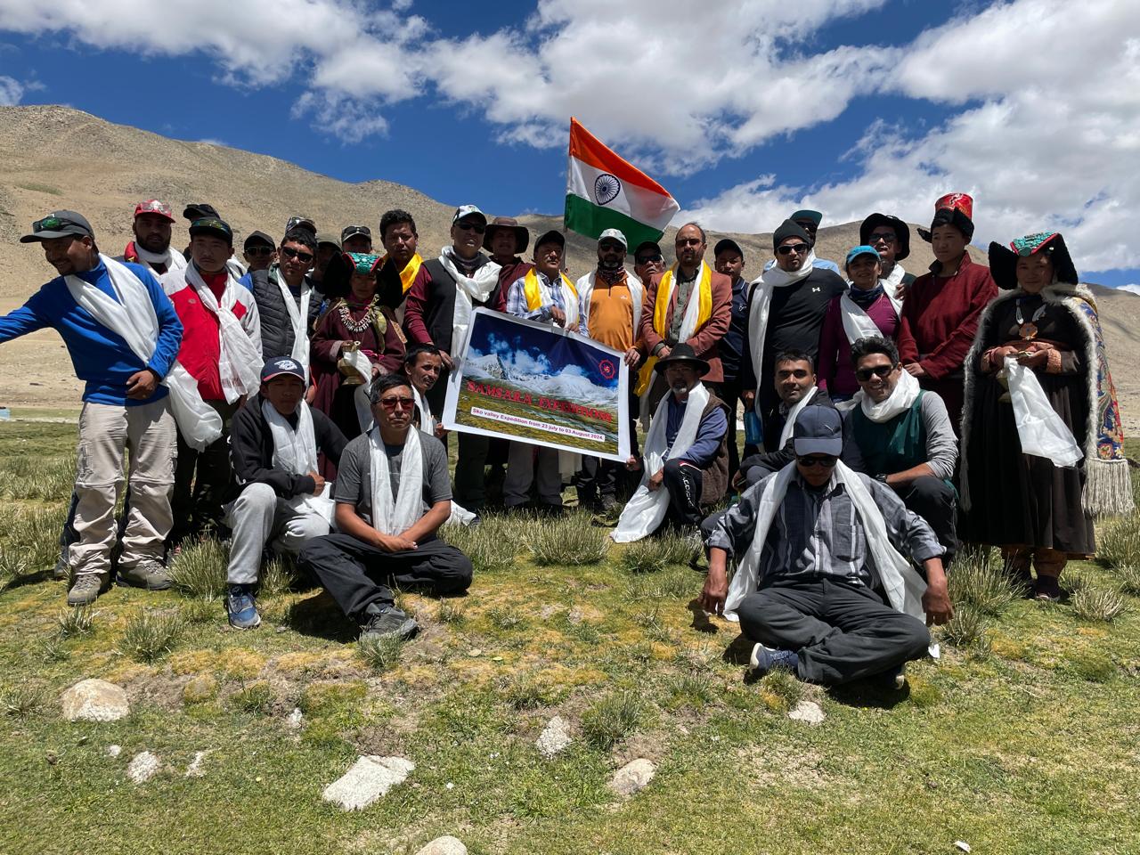 SDM Durbuk flags off new trekking route from Dattaa(Phobrang) to Urgo 