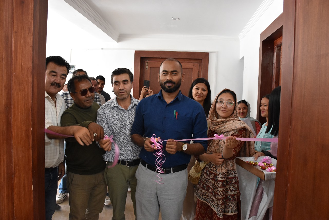 DC Leh inaugurates upgradation of meeting hall of Rural Development Department  