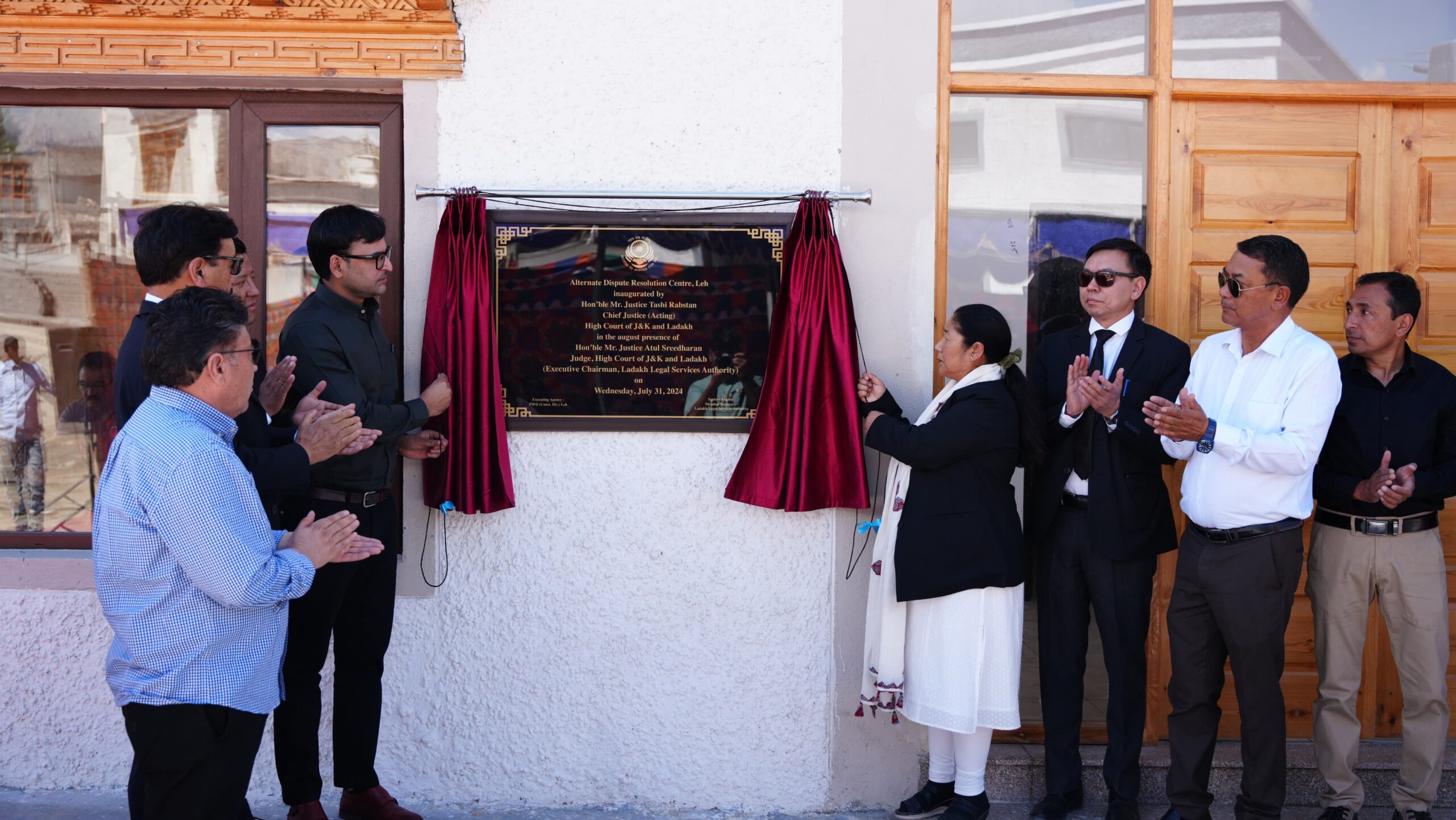 Tashi Rabstan, Chief Justice (Acting), HC J&K and Ladakh virtually inaugurates Alternate Dispute Resolution Center Leh