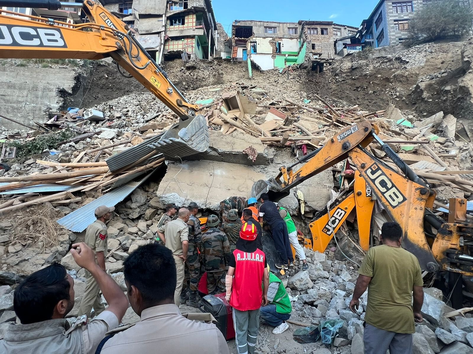 12 injured after building on hill slope collapses in Ladakh