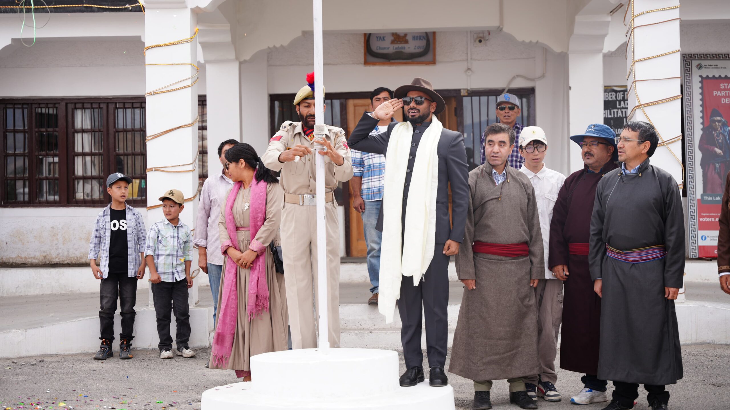 78th Independence Day was celebrated at DC Office Leh