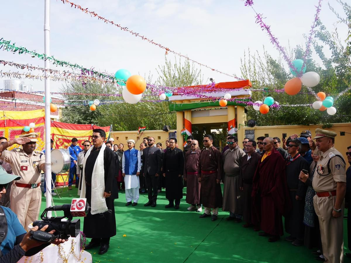 LAHDC Leh Celebrates 78th Independence Day with Patriotic Zeal