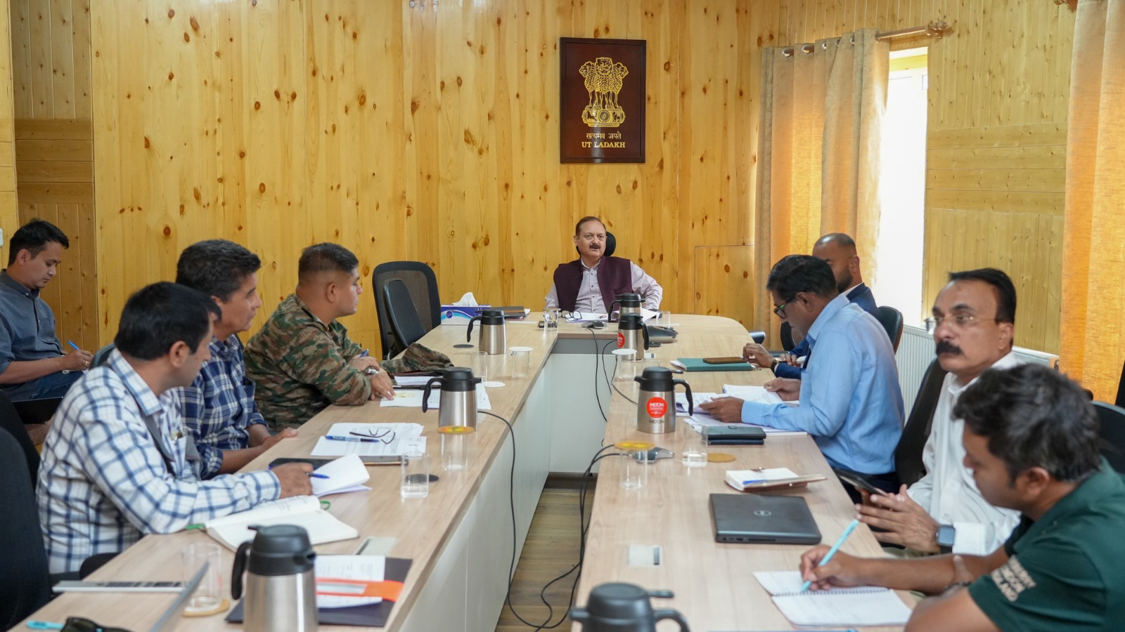 Ladakh Pushes Forward: 5th Meeting Reviews Progress on 4G Saturation Projects”