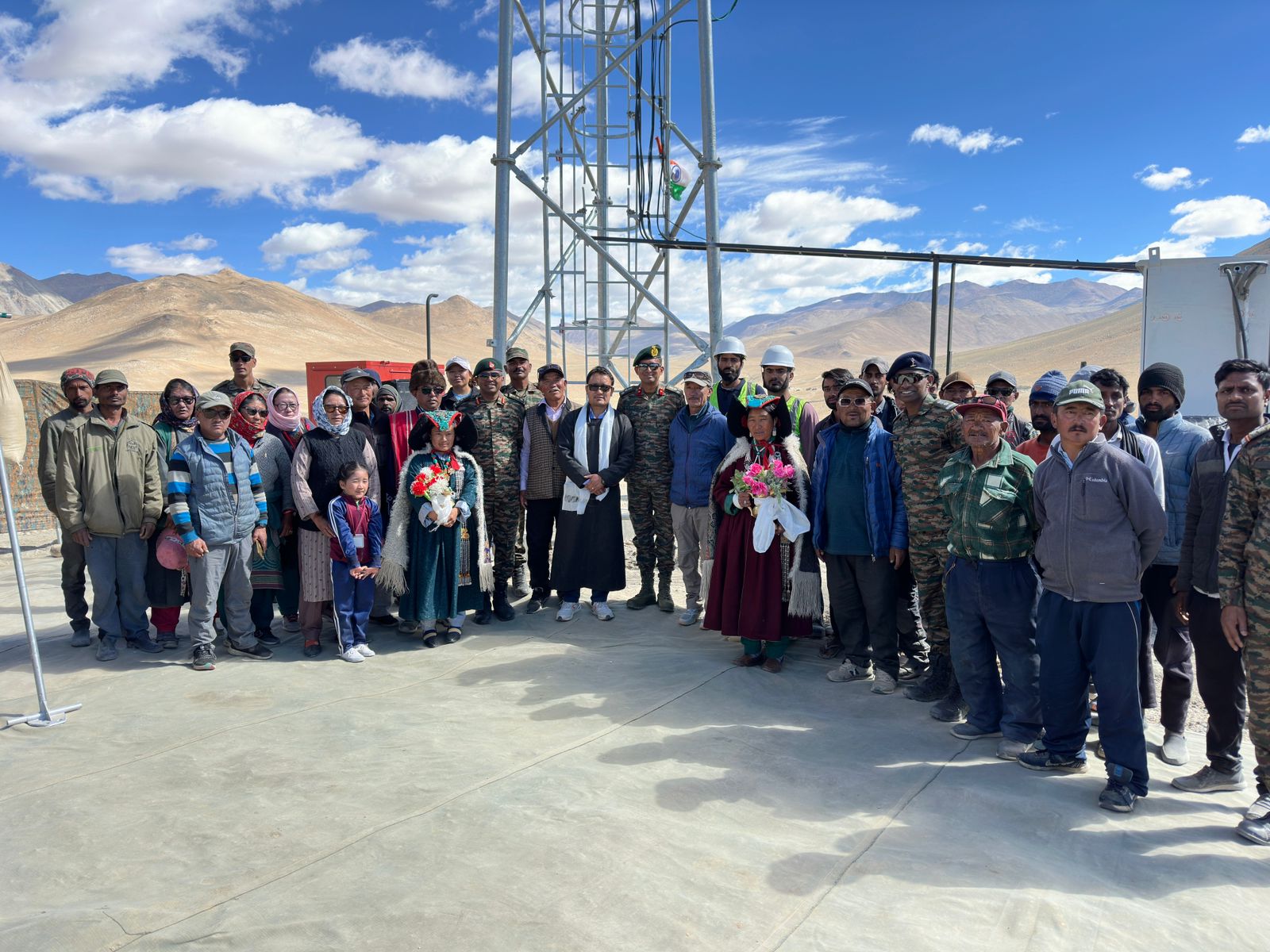 Inauguration of Airtel 4G Network in Phobrang Village