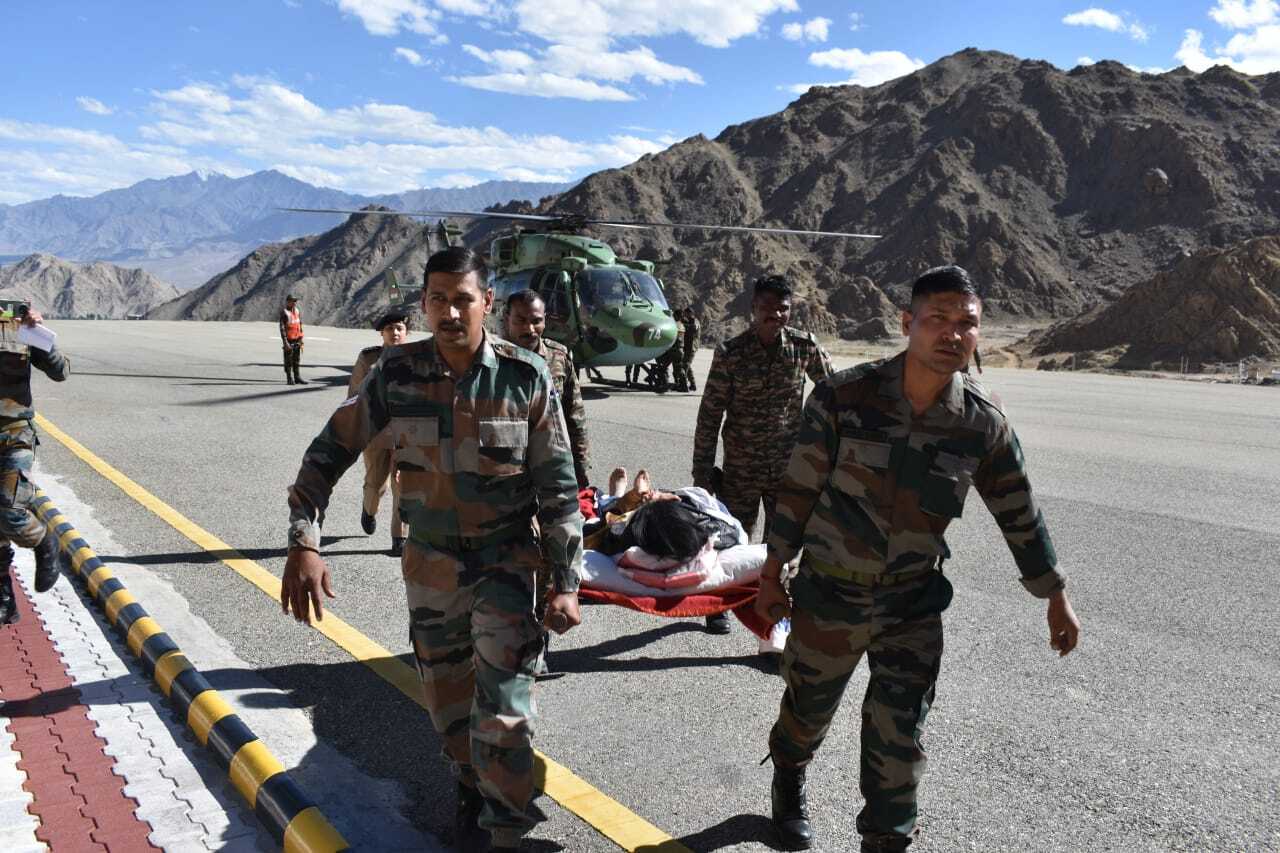 Indian Army Personnel Provide Immediate Assistance in Ladakh Bus Accident