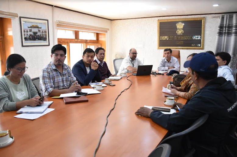 ADDC leh reviews Aadhar saturation in Leh District