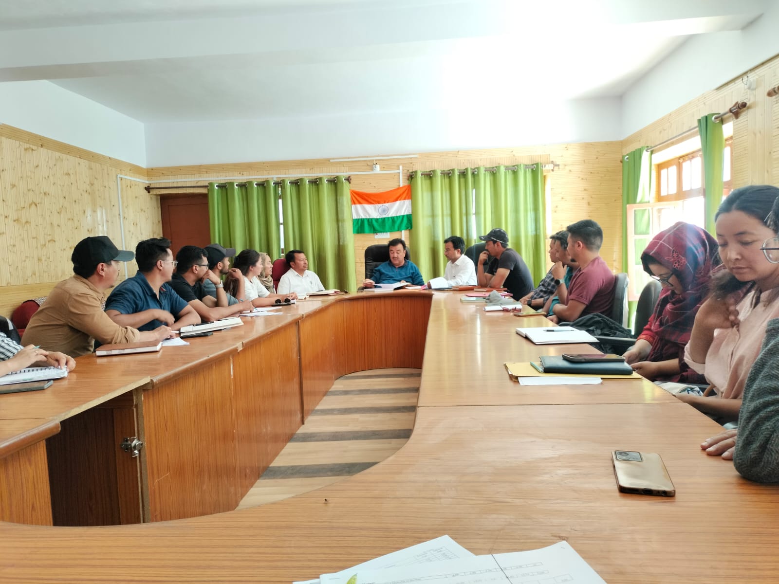 Assistant Commissioner Development convenes review meeting at Khaltse