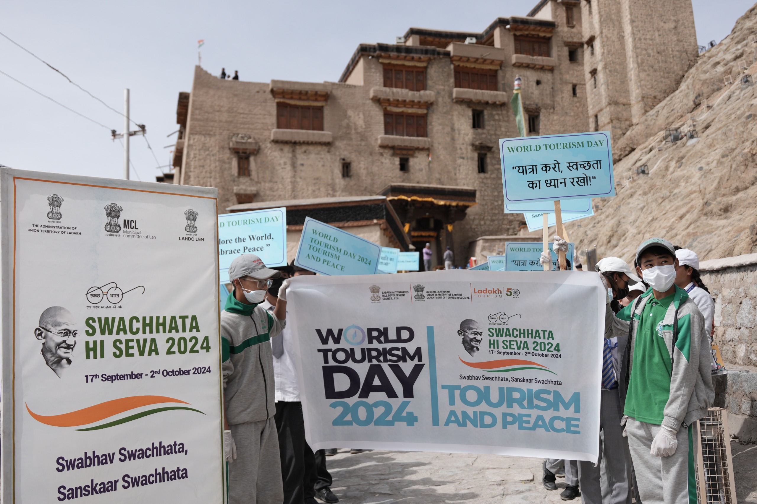 World Tourism Day celebrated with heritage walk, cleanliness drive and peace walk