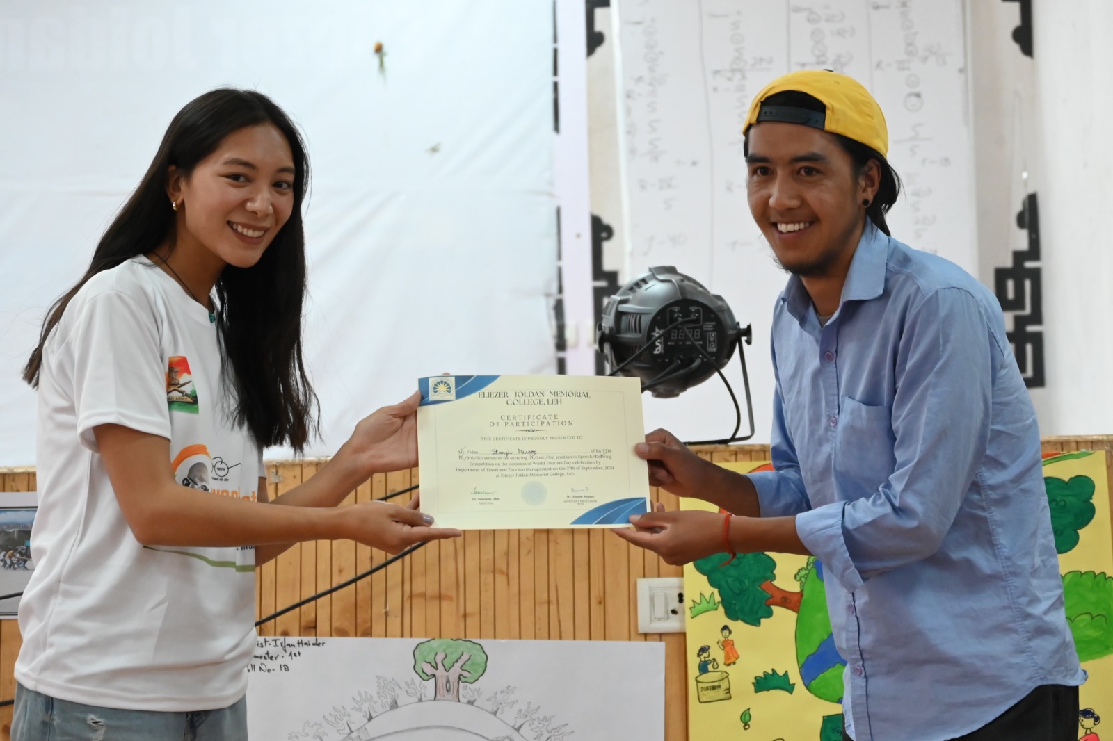 World Tourism Day celebrated by Department of Travel and Tourism Management, EJM College Leh