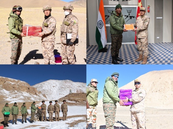 Indian, Chinese army exchange sweets on Diwali at Chushul-Moldo border meeting point