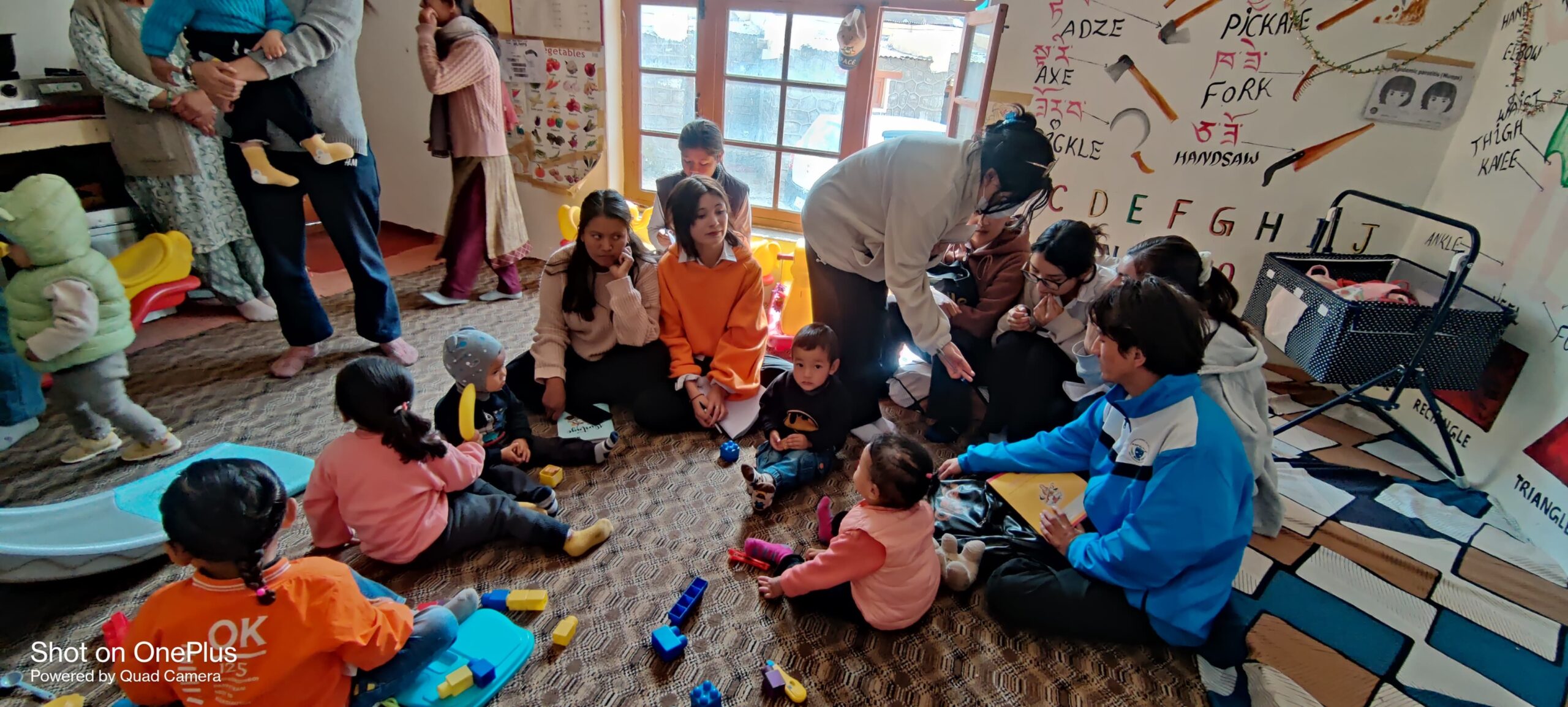 Education Department of GDC Khaltse Conducts a Visit to ICDS/Anganwadi Centre Khaltse