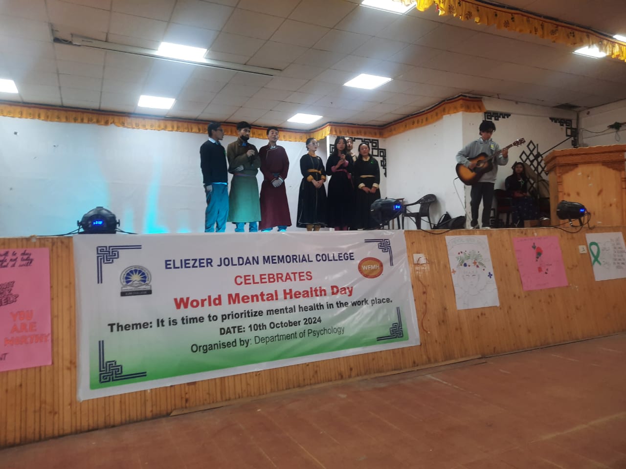 Department of Psychology EJM College organized World Mental Health Day