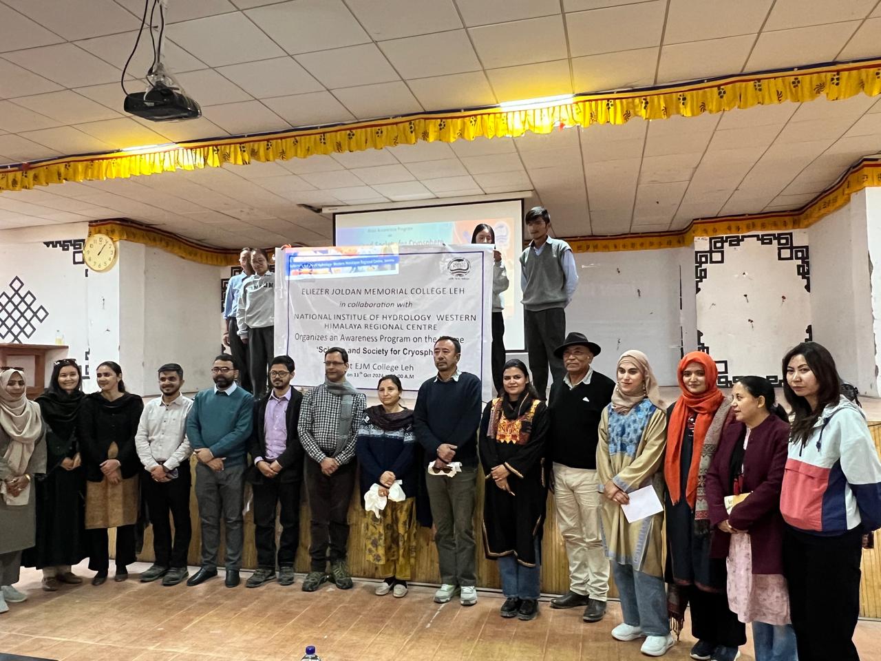 ‘Science and Society for Cryosphere’ programme organised at EJM College Leh