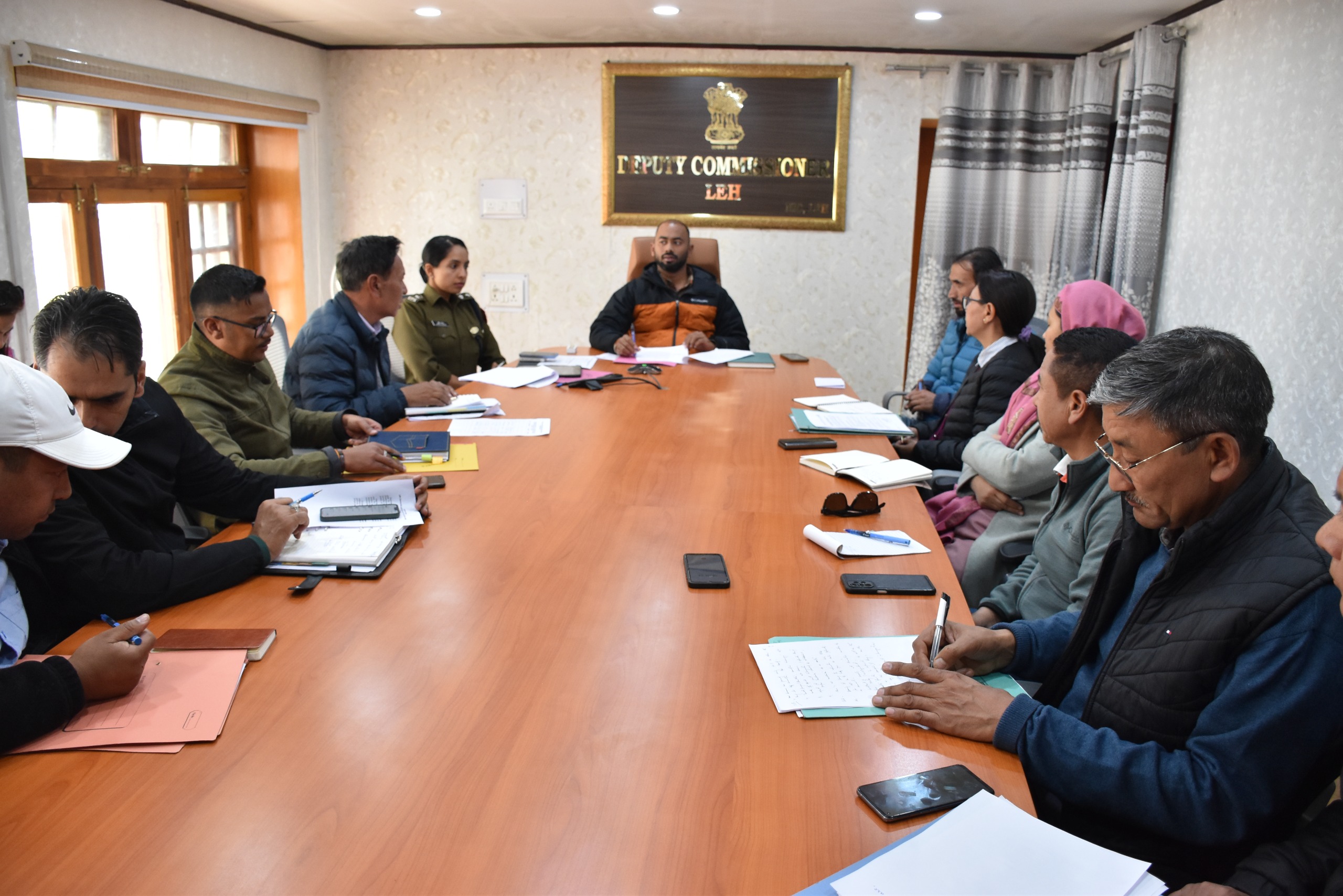 Deputy Commissioner Leh Santosh Sukhadeve chaired 21st and 22nd meeting of District Level Committee under the NCORD Mechanism