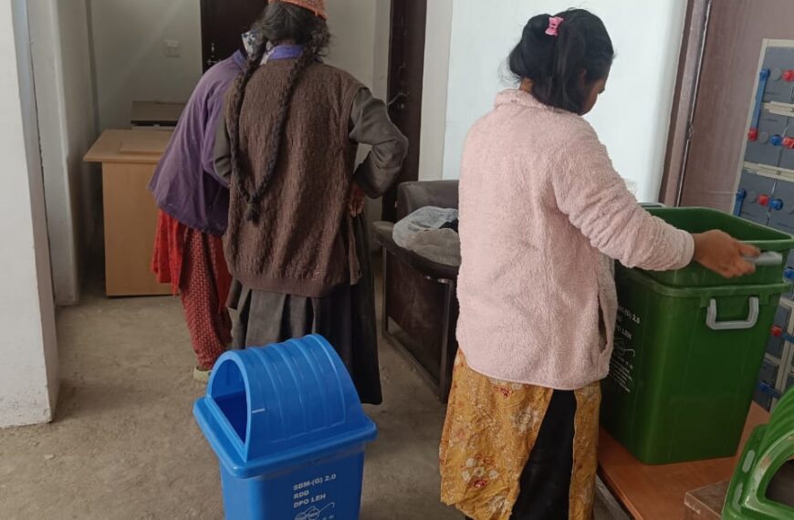 Skurbuchan Block Residents receives Dustbins for Better Waste Management