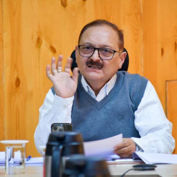 Advisor Ladakh reviews apportionment of posts between UT Ladakh and UT J&K and reviews action taken report of school bus accident