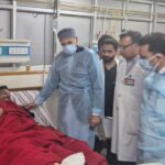 Chief Minister Omar visits SKIMS, assures best care for civilians injured in Gagangeer