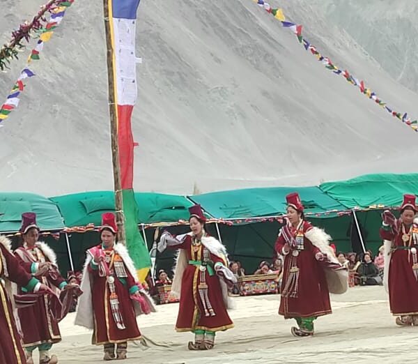 Foundation Laying Ceremony of Druk Padma Karpo School Branch at Skampuk, Nubra