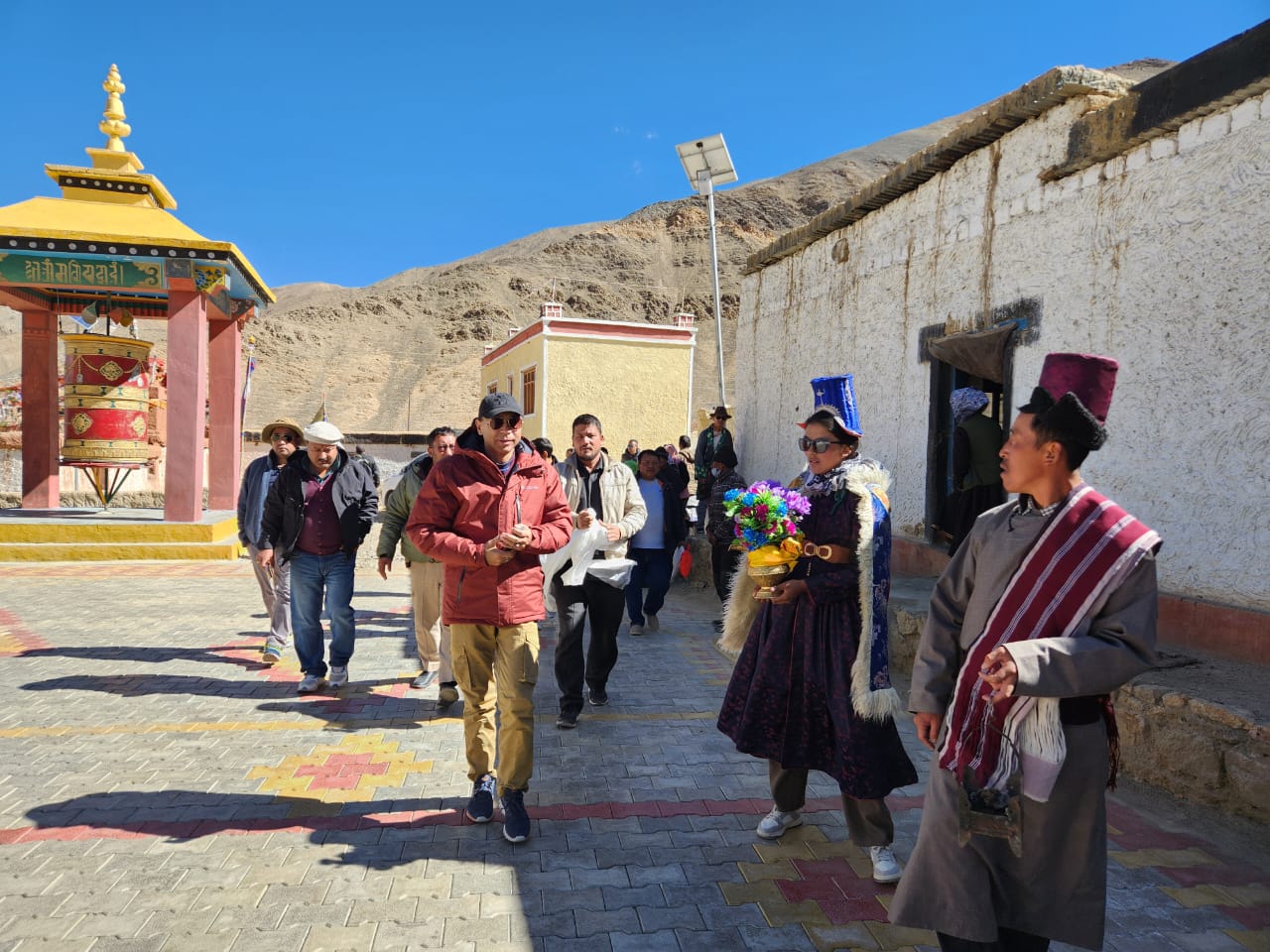 Hon’ble Member of Parliament Mohmad Haneefa Jan visits Nyoma, Koyul and Demjok in Changthang region