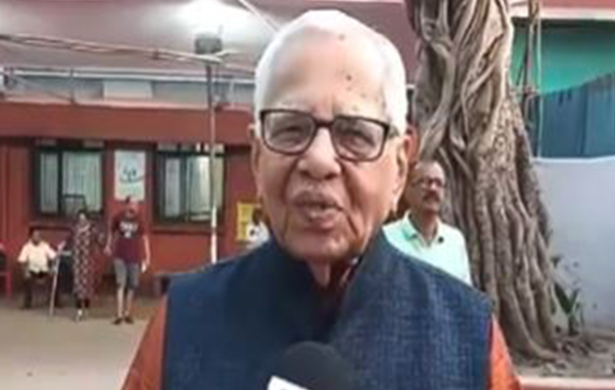 Maharashtra Assembly elections: Former UP Governor Ram Naik casts vote