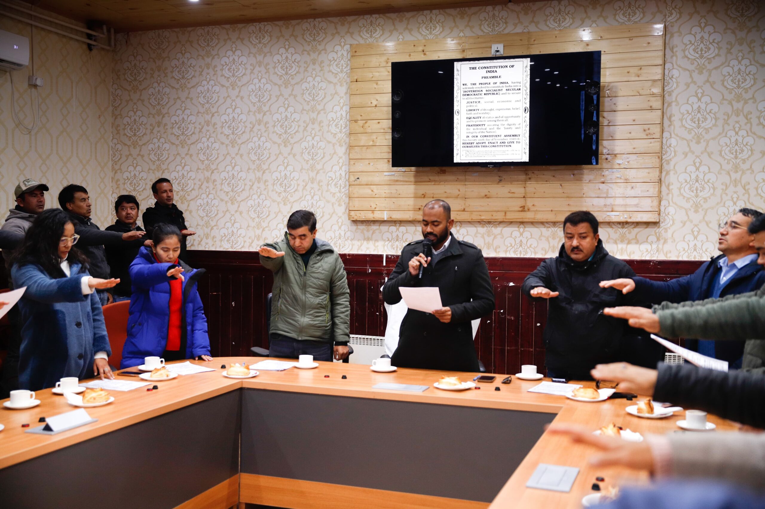 District Administration Leh led by Deputy Commissioner Santosh Sukhadeve celebrates Constitution Day of India