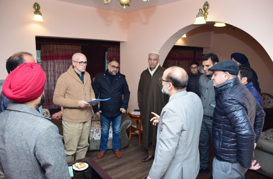 Chief Minister Omar Abdullah holds first public interaction at Public Services and Outreach Office, Reaffirms Commitment to Citizen-Centric Governance