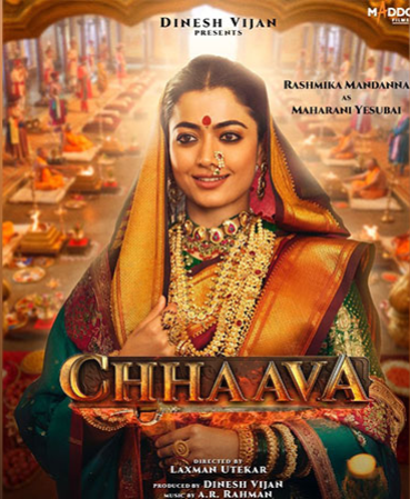 Rashmika Mandanna exudes royalty as Maharani Yesubai in her first look poster from ‘Chhaava’