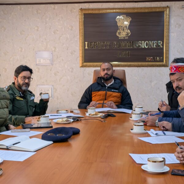 DC Leh chairs a meeting regarding Observance of Road Safety Month