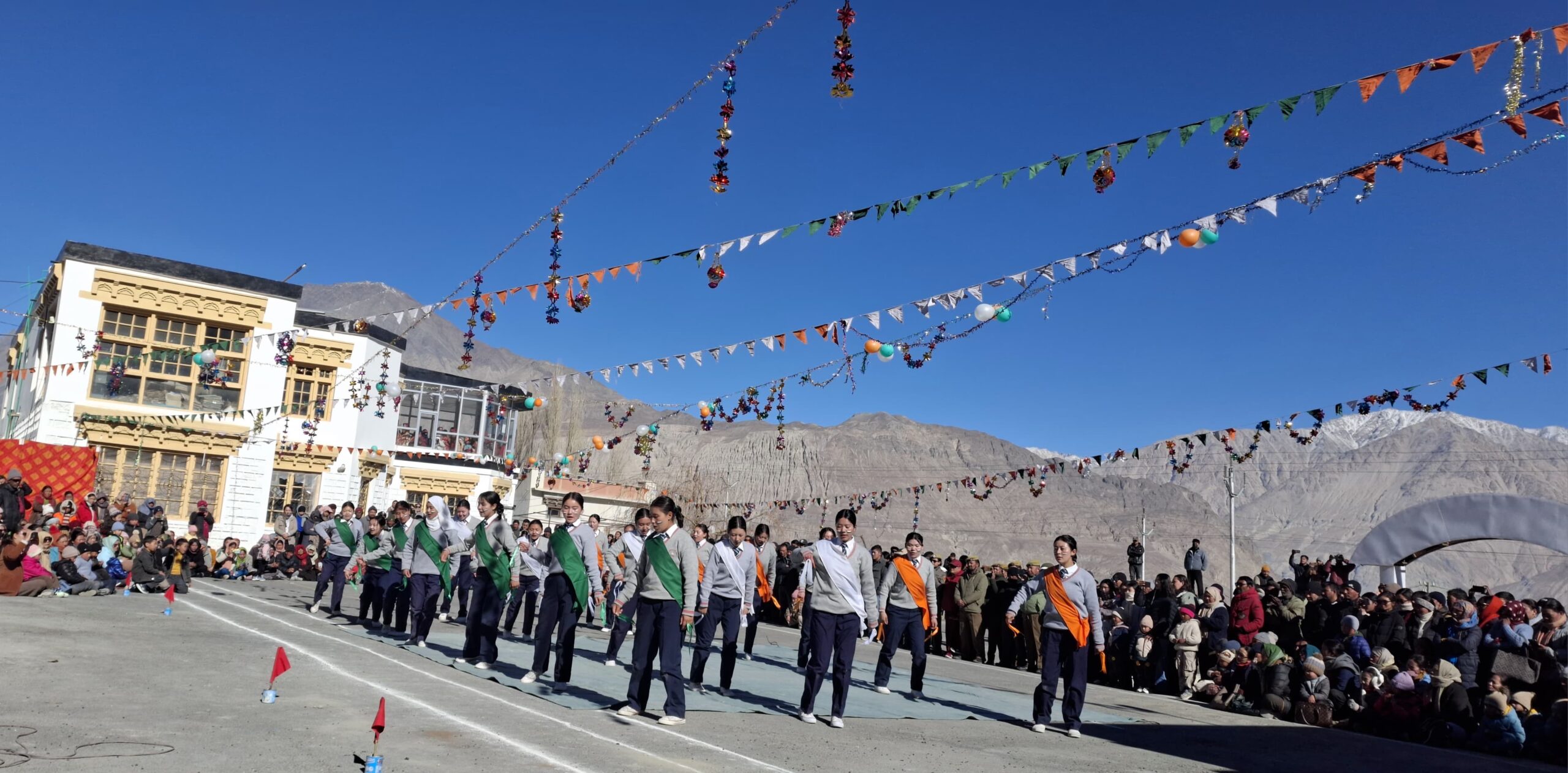  SDM Diskit Nubra Unfurls National Flag on 76th Republic Day Celebration 