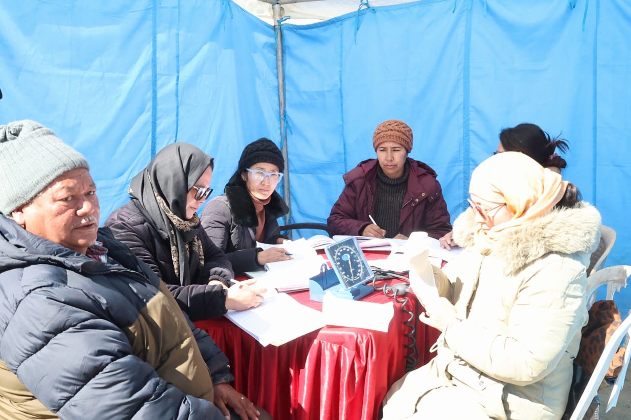 Health Mela and Outreach Camp Held Under NMHP at Tashi Thokmonling Community Hall, Leh