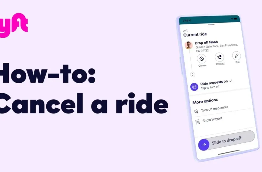 Cancel Lyft Ride