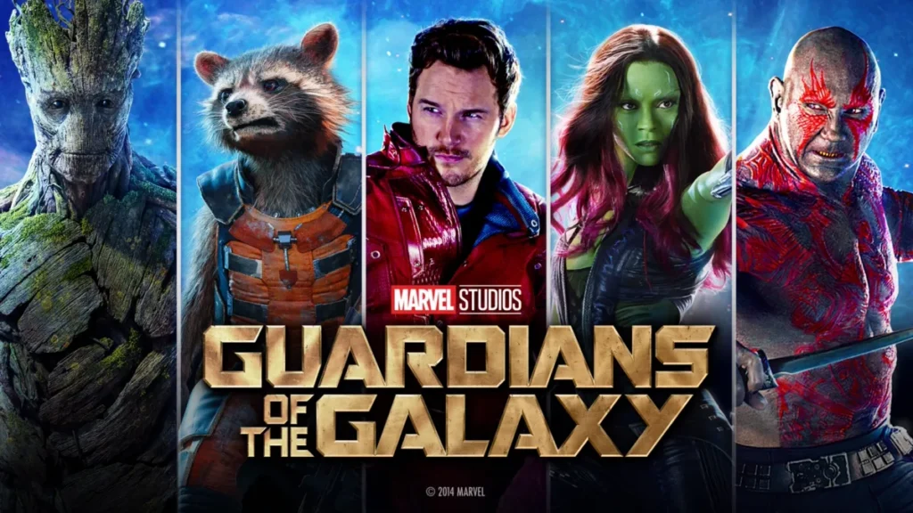 Top 7 Sci-fi movies on Jio - Guardians of the Galaxy