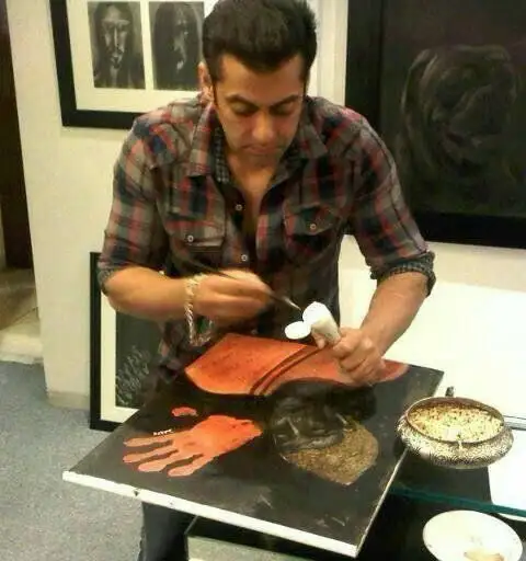 1. Salman Khan – Painting